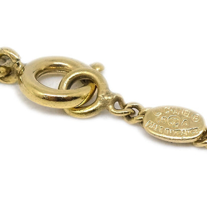 Chanel Cc Chain Pendant Necklace Gold