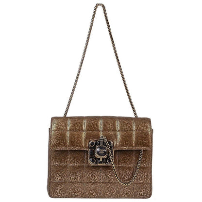Chanel Bronze Caviar Gripoix Choco Bar