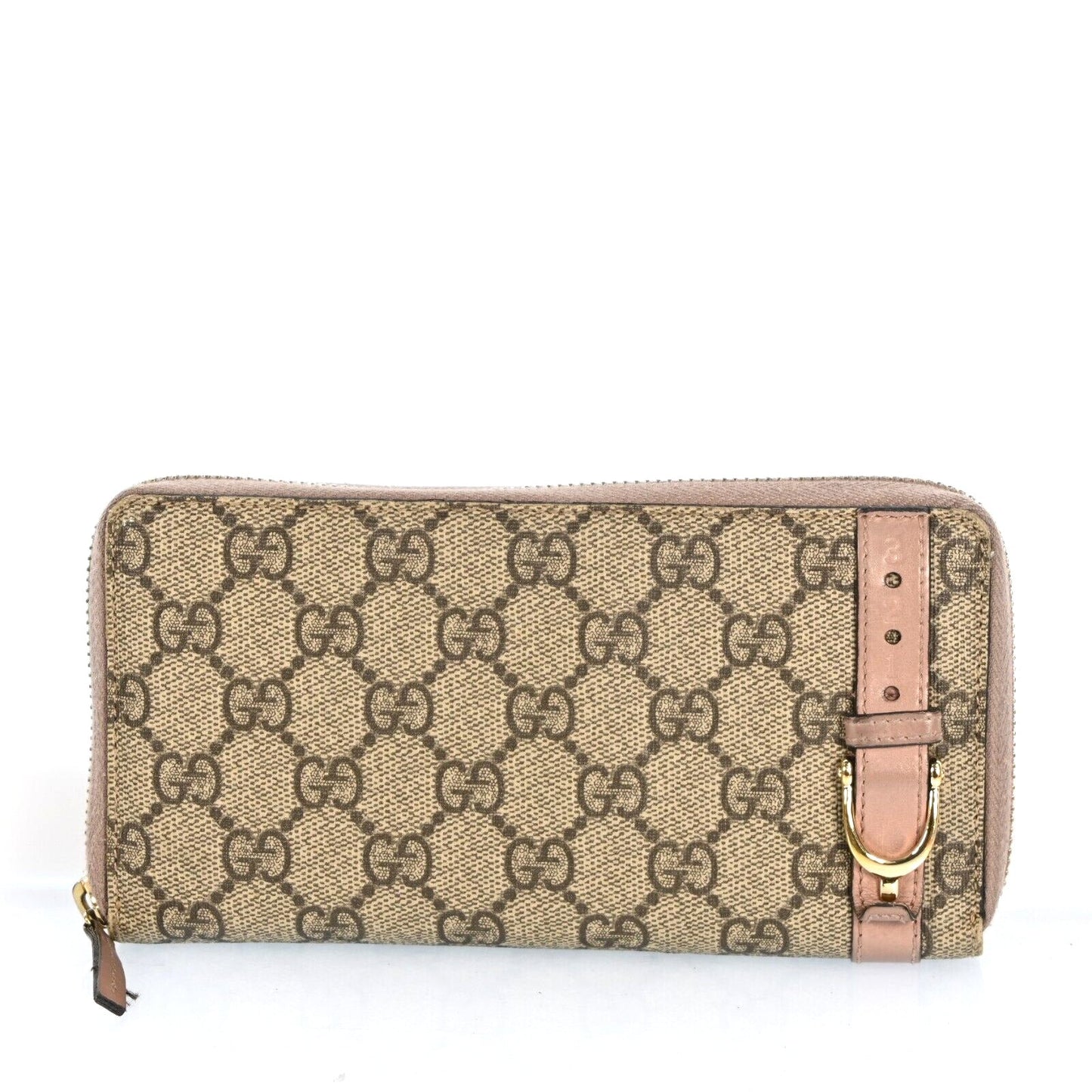 Gucci Zip Roud Long Wallet Italy Pvc