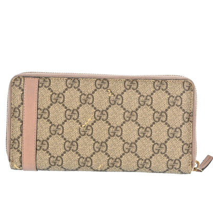 Gucci Zip Roud Long Wallet Italy Pvc