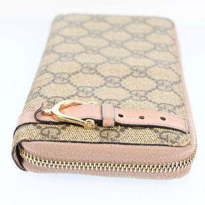 Gucci Zip Roud Long Wallet Italy Pvc