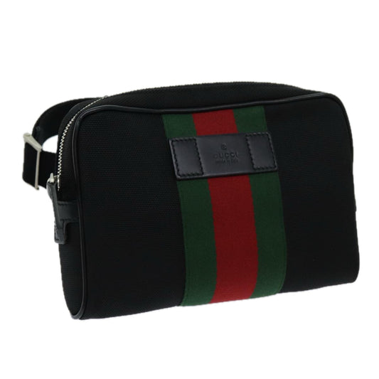 Gucci Web Sherry Line Waist Bag Canvas