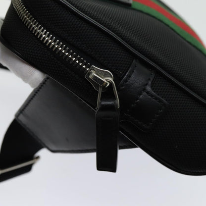 Gucci Web Sherry Line Waist Bag Canvas