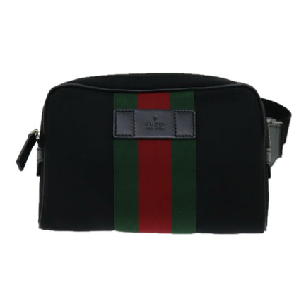 Gucci Web Sherry Line Waist Bag Canvas