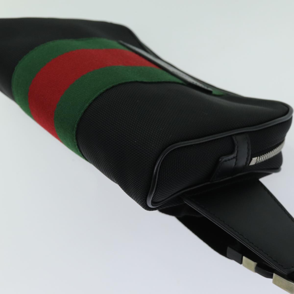 Gucci Web Sherry Line Waist Bag Canvas