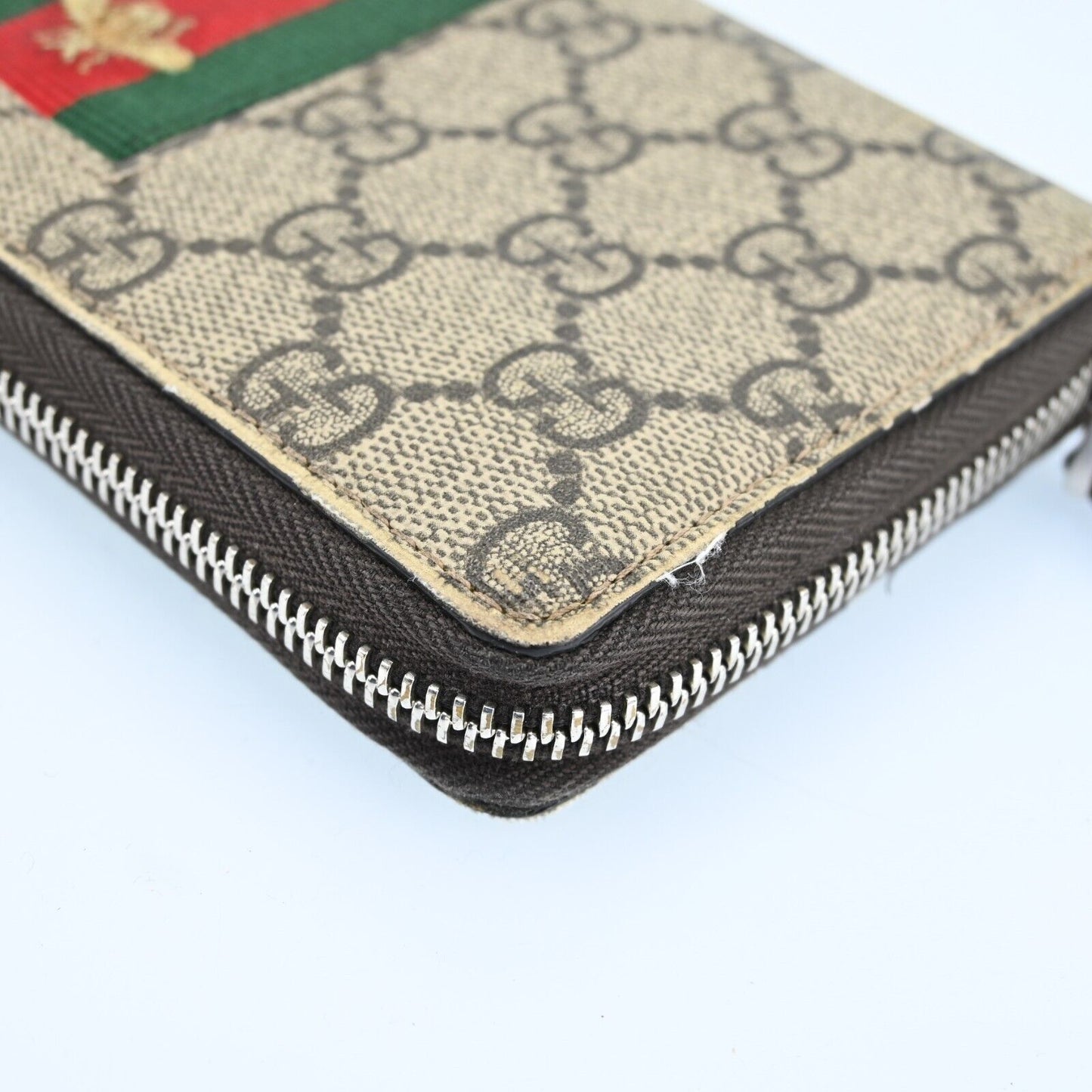 Gucci Sherry Line Zip Roud Long Wallet