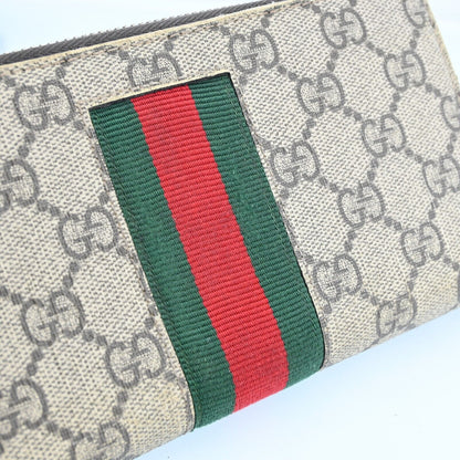 Gucci Sherry Line Zip Roud Long Wallet