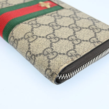 Gucci Sherry Line Zip Roud Long Wallet