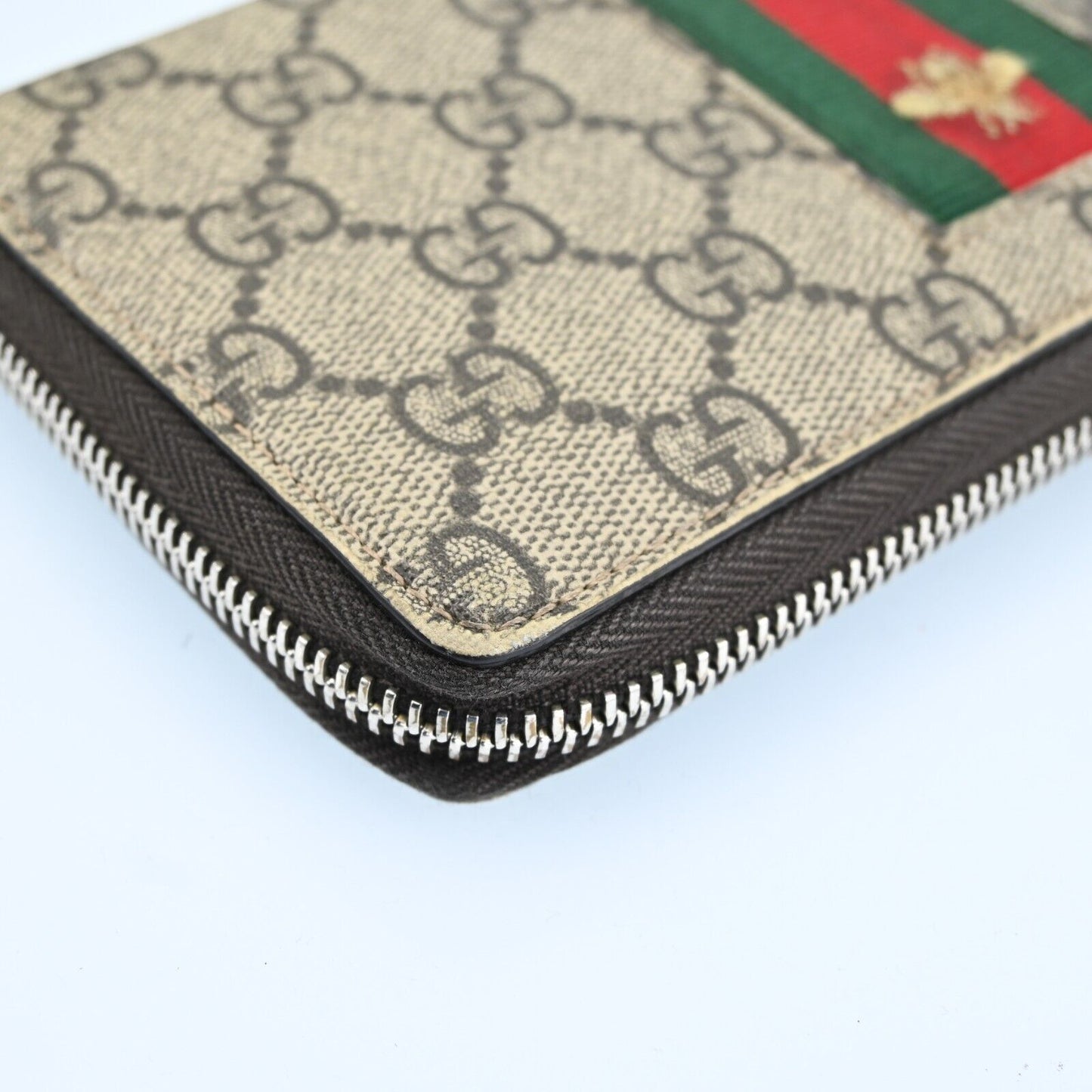 Gucci Sherry Line Zip Roud Long Wallet