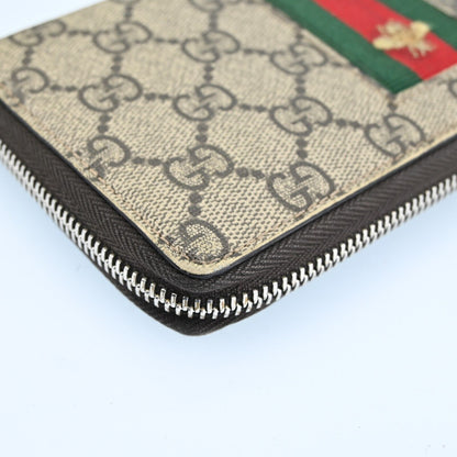 Gucci Sherry Line Zip Roud Long Wallet