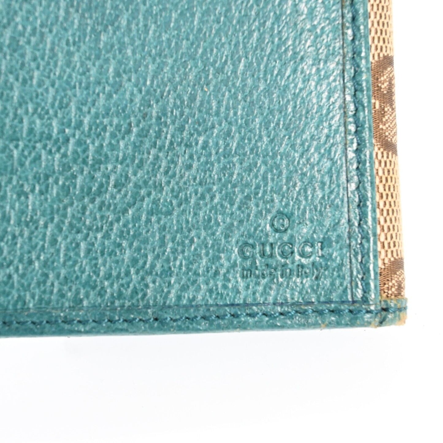 Gucci Gg Canvas Leather Long Wallet