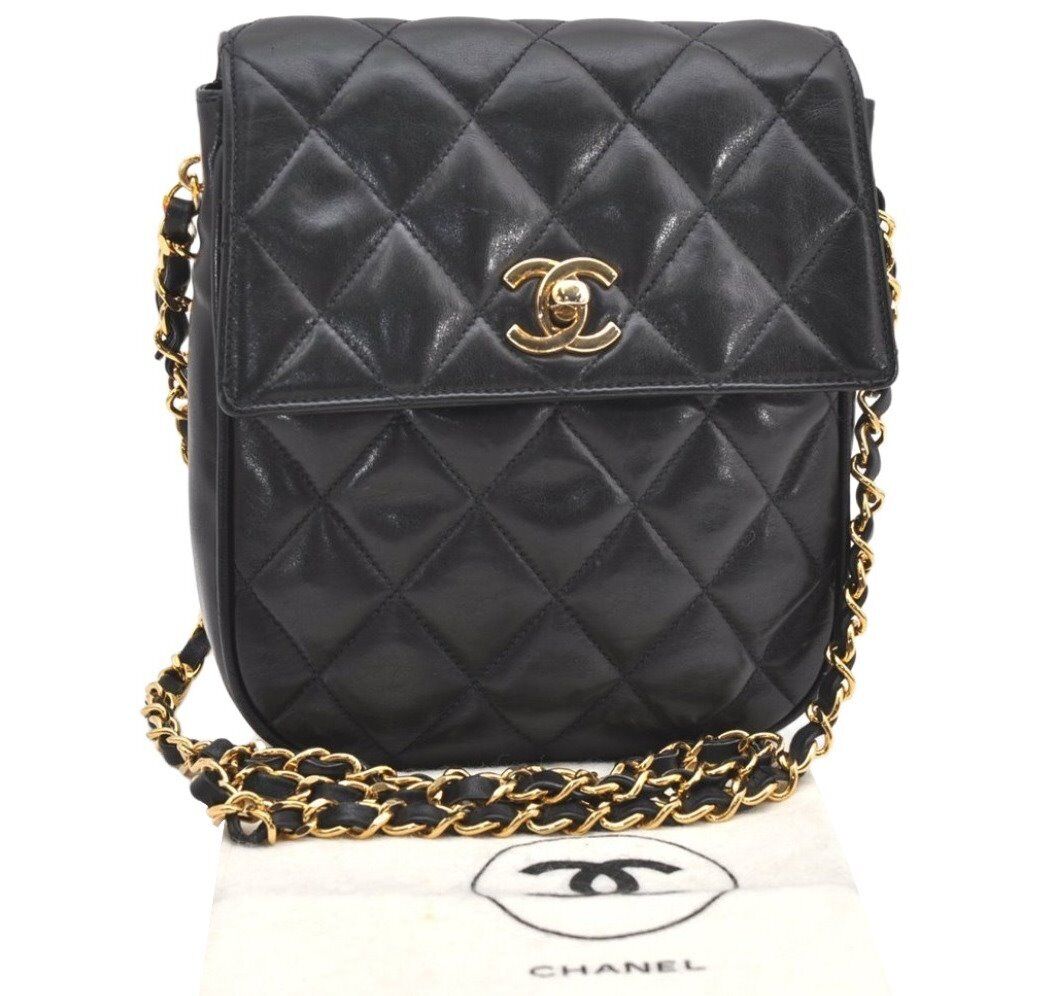 Chanel Calf Skin Matelasse Chain