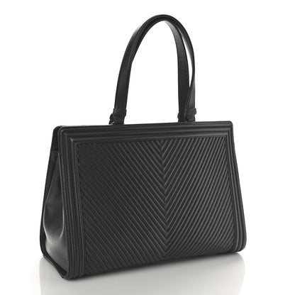 Chanel Calfskin Chevron Quilted Boy