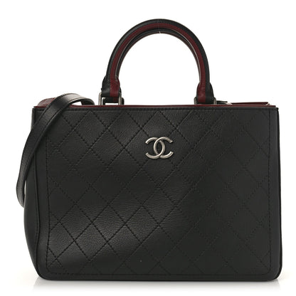 Chanel Bullskin Stitched Bi-Color Medium