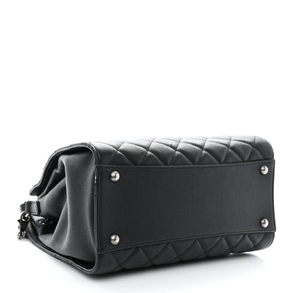 Chanel Caviar Quilted Medium Cc Bucket