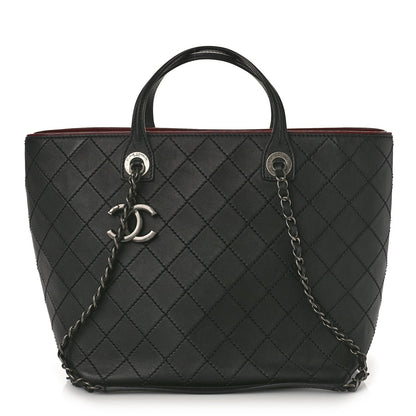 Chanel Calfskin Stitched Medium Shopping