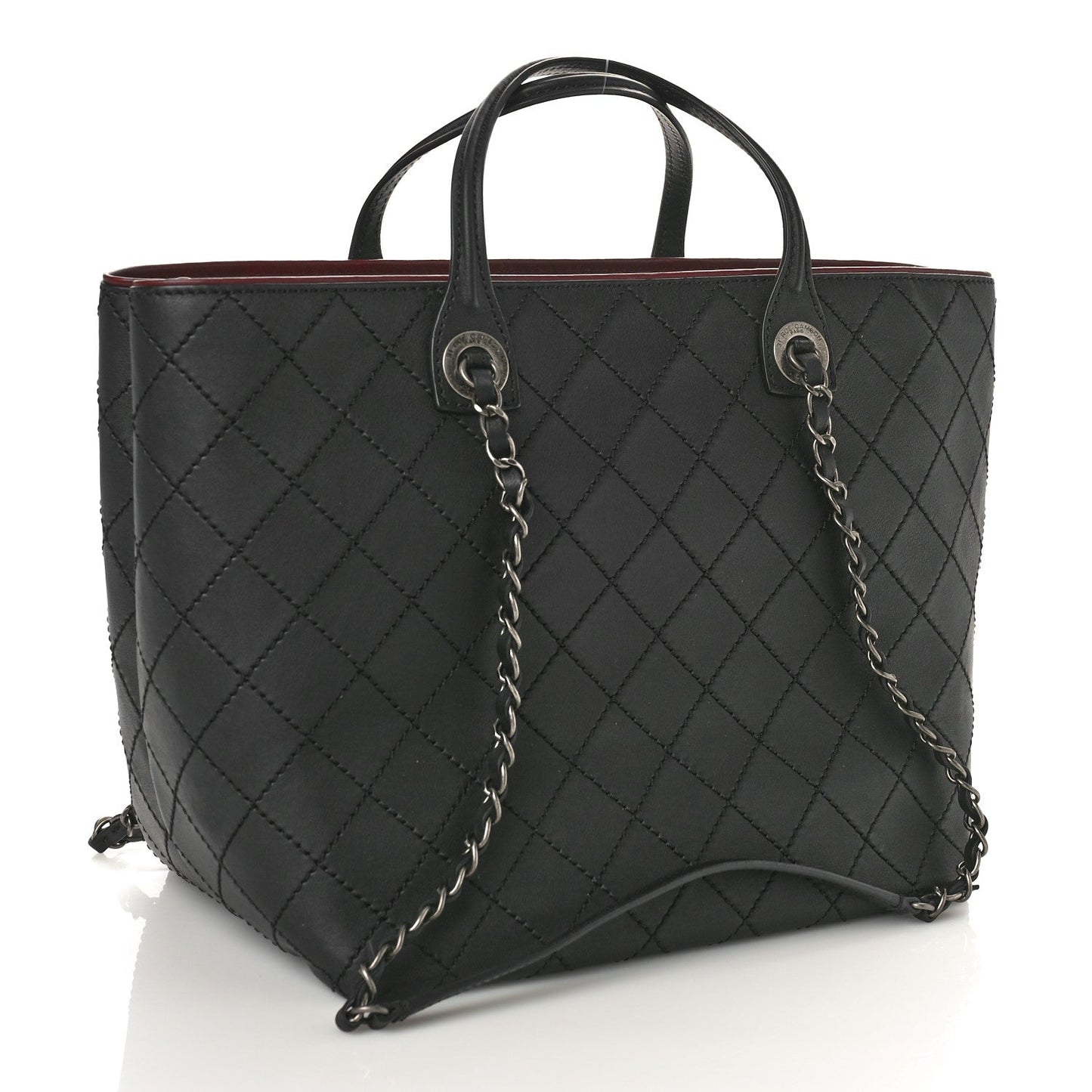 Chanel Calfskin Stitched Medium Shopping