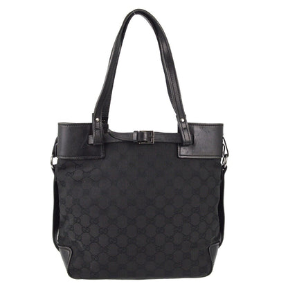 Gucci Black Gg Tote Handbag