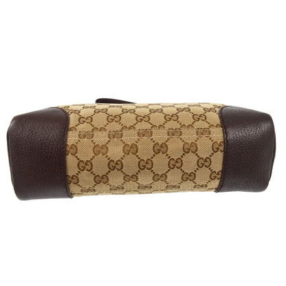Gucci Beige Brown Gg Crossbody Bag
