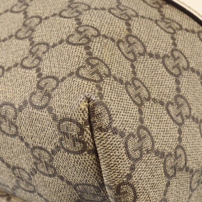 Gucci Gray White Gg Tote Handbag