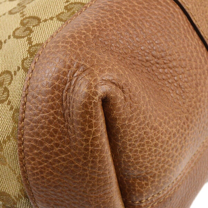 Gucci Beige Brown Gg Tote Handbag
