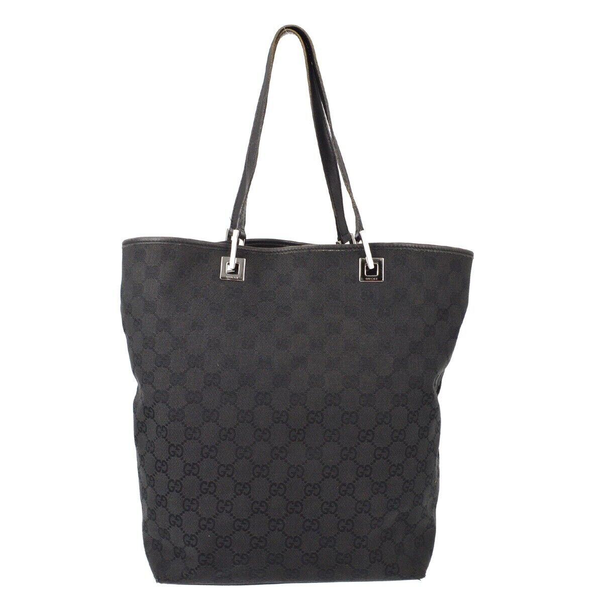 Gucci Black Gg Tote Handbag