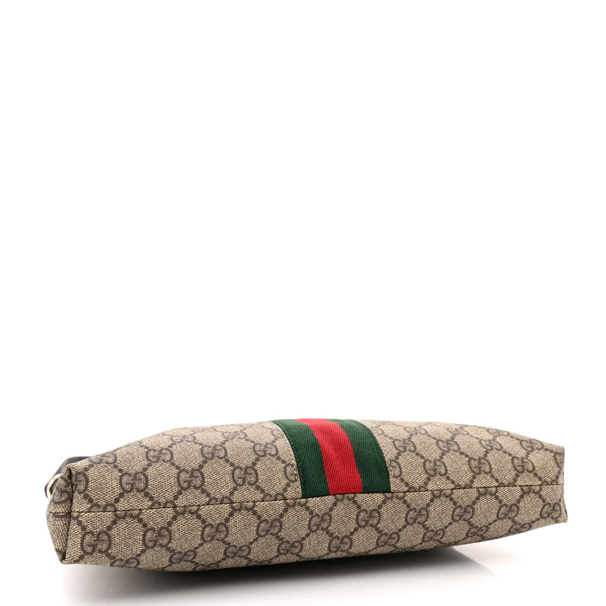 Gucci Gg Supreme Web Flat Messenger Bag