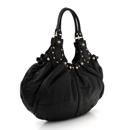 Gucci Calfskin Studded Pelham Medium