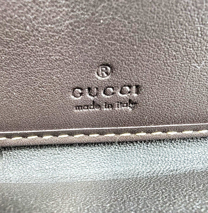 Gucci Wallet Gg Canvas Beige Brown