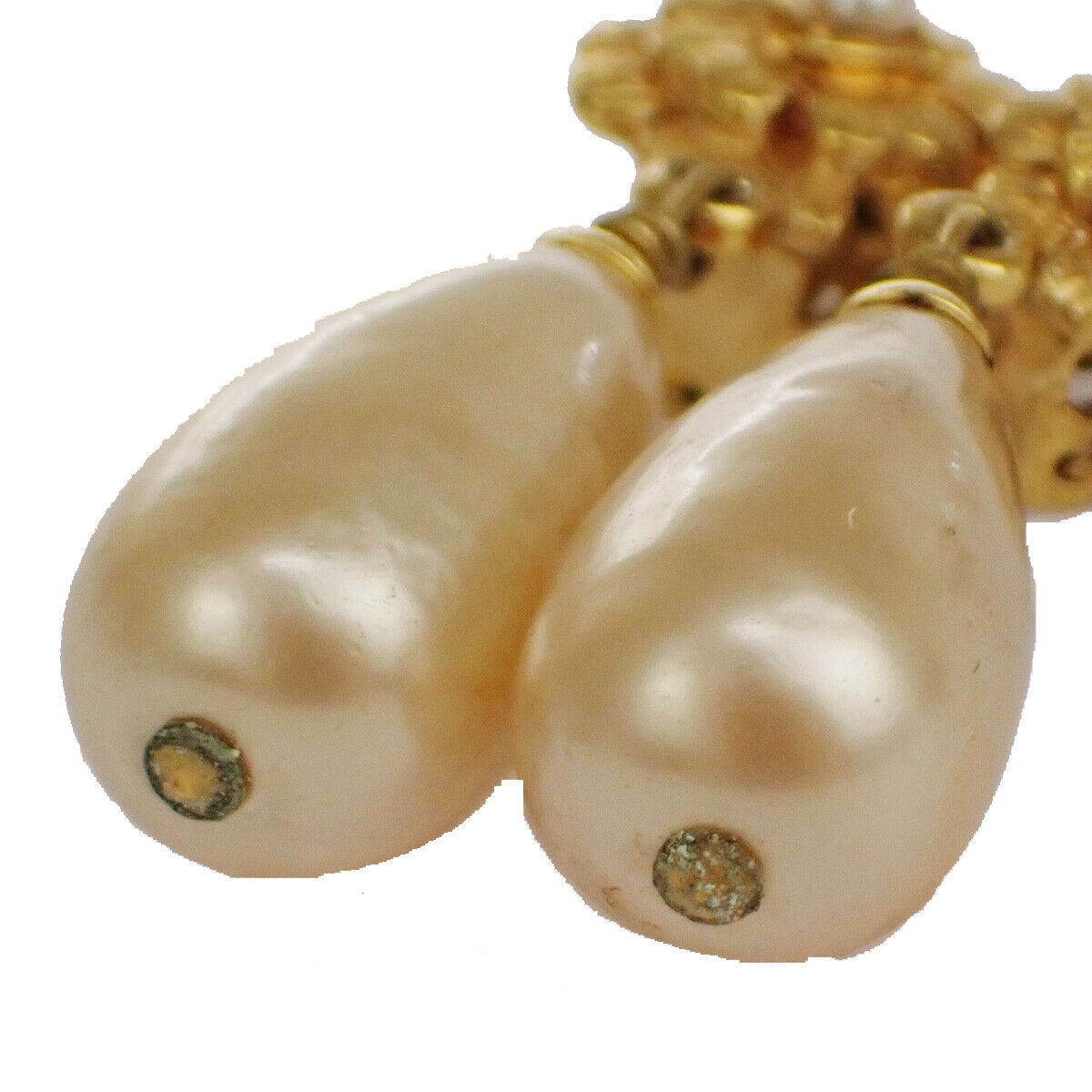 Chanel Camellia Swing Earrings 93P