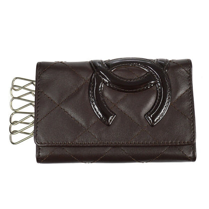 Chanel Cambon Ligne Key Case Brown