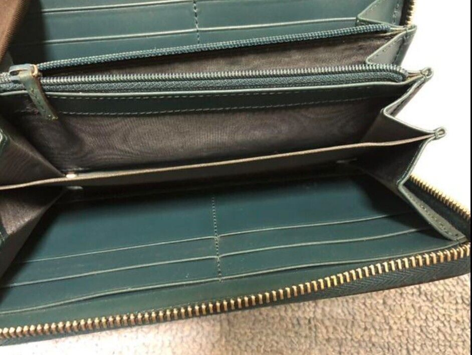 Gucci × Sega Long Wallet Round Zip Green