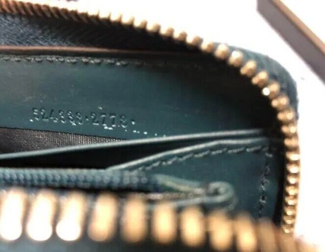 Gucci × Sega Long Wallet Round Zip Green