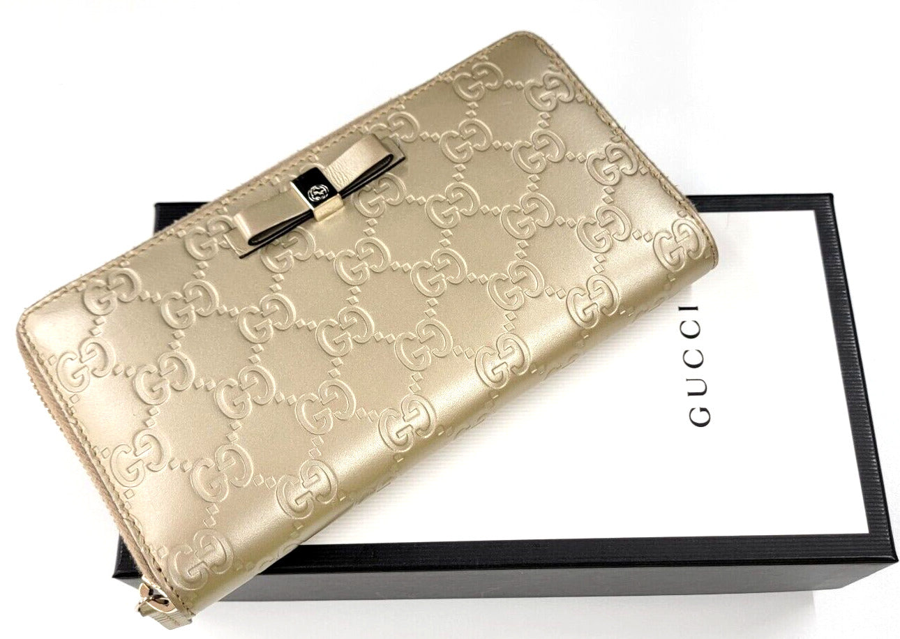 Gucci Wallet Guccissima Leather