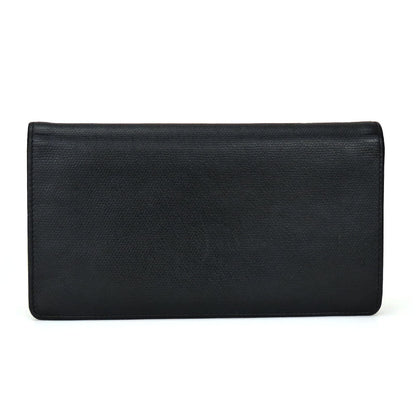 Chanel Coco leather long wallet