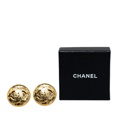 Chanel Vintage Coco Big Stitch Earring G   Chanel