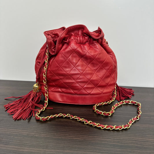 Chanel Quilted Tassel Bucket Bag - Bucket Bags, Handbags LB