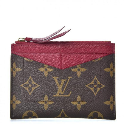 Louis Vuitton Zipped Card Holder Monogram Fuchsia Pink