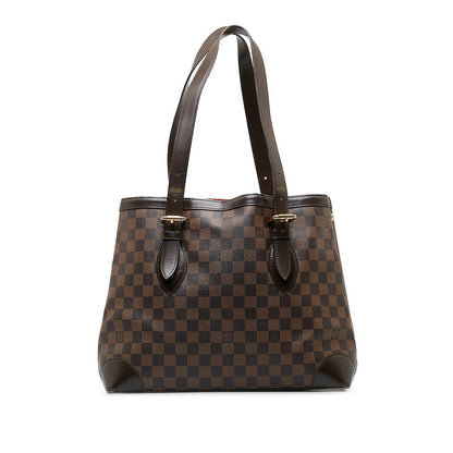 Louis Vuitton Damiere Hamsted MM Handbag N51204 Brown PVC  Louis Vuitton