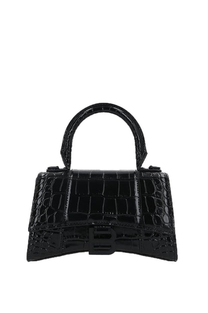 Balenciaga Hourglass XS in Croc Embossed Leather