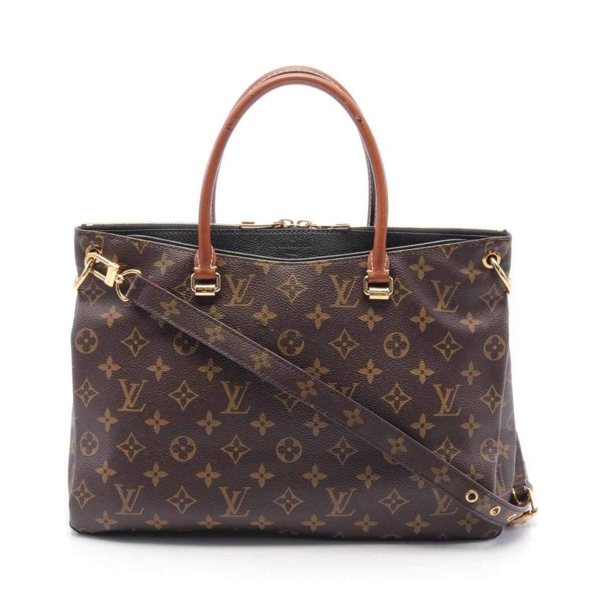 Louis Vuitton   Coated Canvas Monogram Pvc Leather Handbag