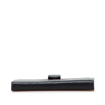 Chanel Coco Mark Caviar Long Wallet