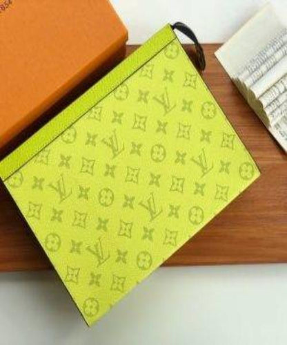 Louis Vuitton Pochette Voyage MM Monogram Yellow