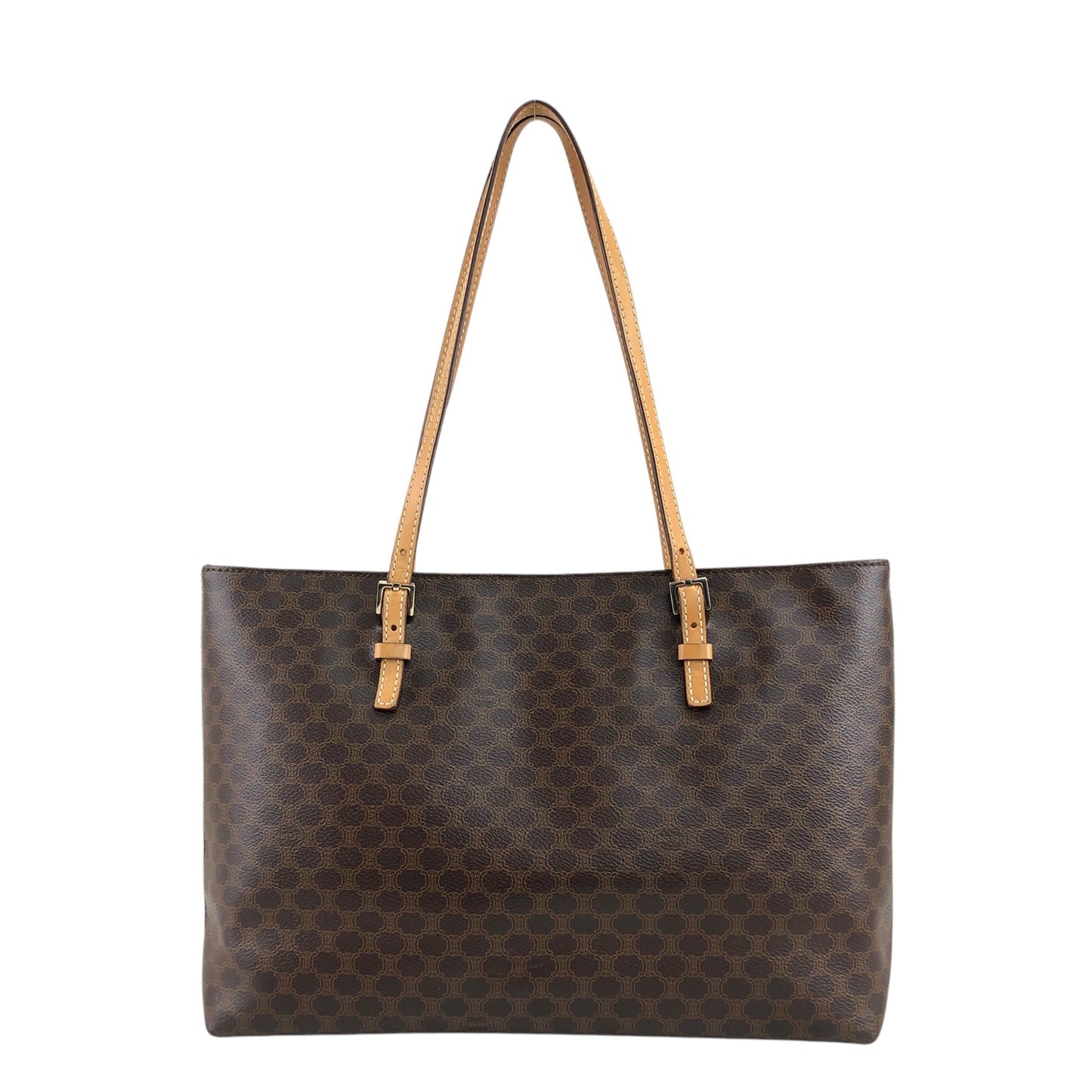 CELINE Macadam   Shoulder bag Totebag Brown PP-SA-0097 Vintage br27j2