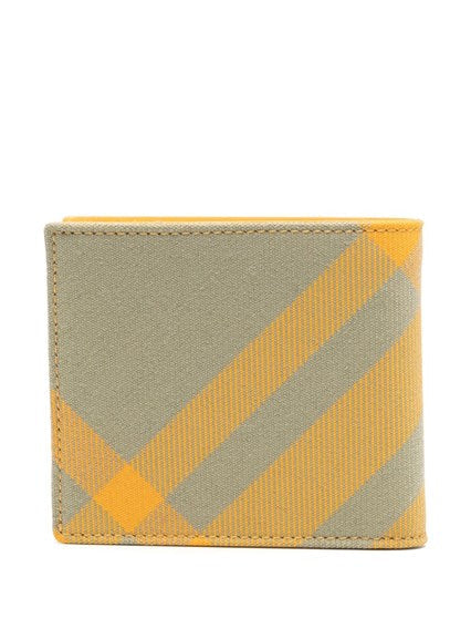 Burberry Men Check Bifold Wallet