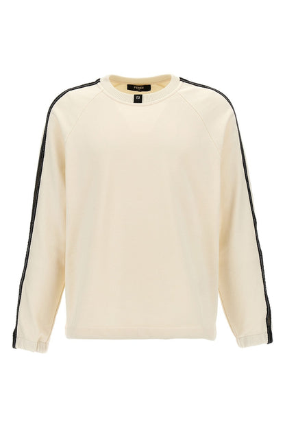Fendi Men Mesh Insert Sweatshirt