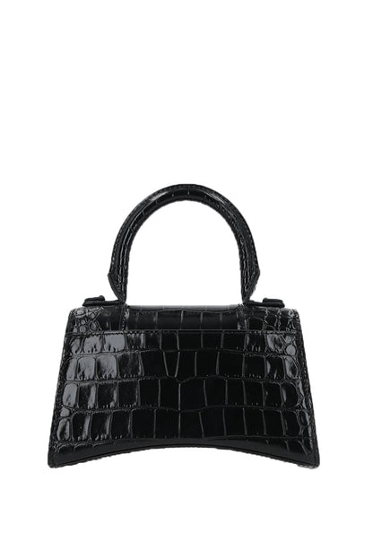 Balenciaga Hourglass XS in Croc Embossed Leather