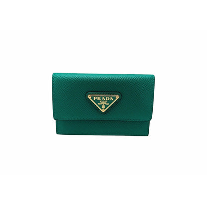 Prada Mango Saffiano Lux Leather  Holder