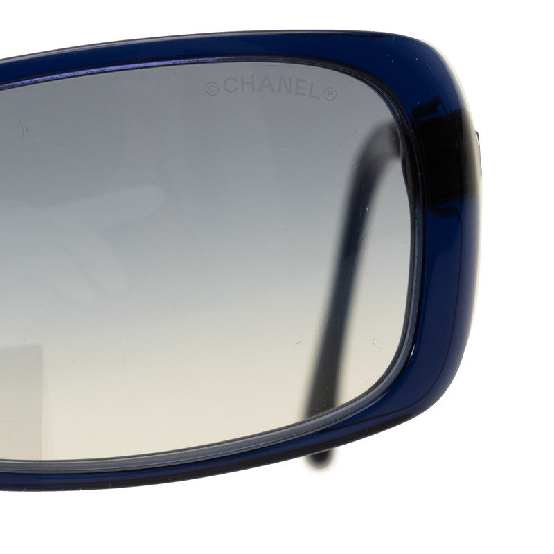 Chanel Cocomark un Glasses Blue Silver  Lady Chanel