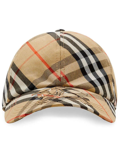 Burberry Women Check Baseball Cap